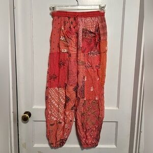 Patchwork Harem Patchwork Genie Dreamy Forest Fairy boho Pants One Size